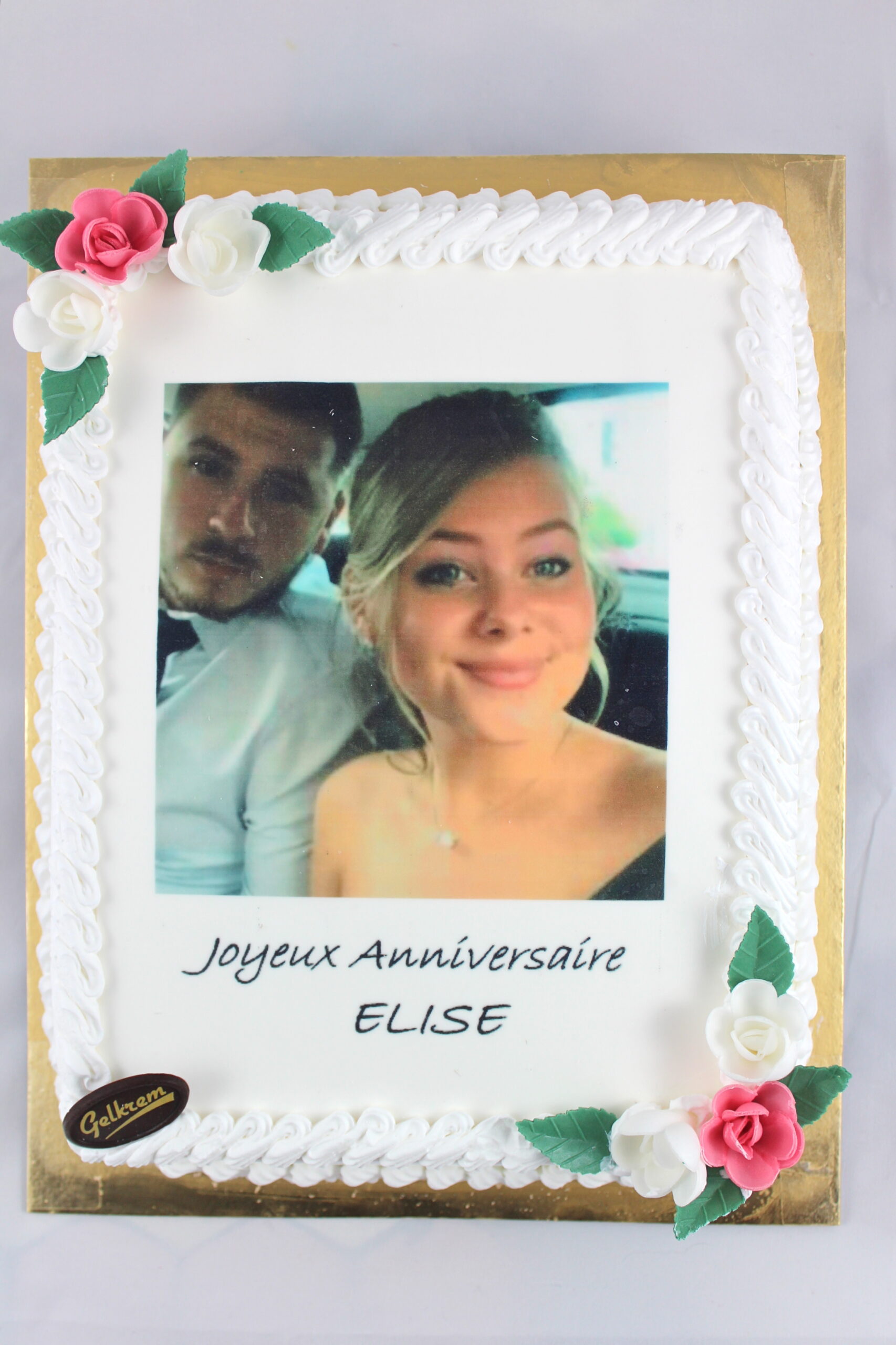 Glace avec photo personnalisée